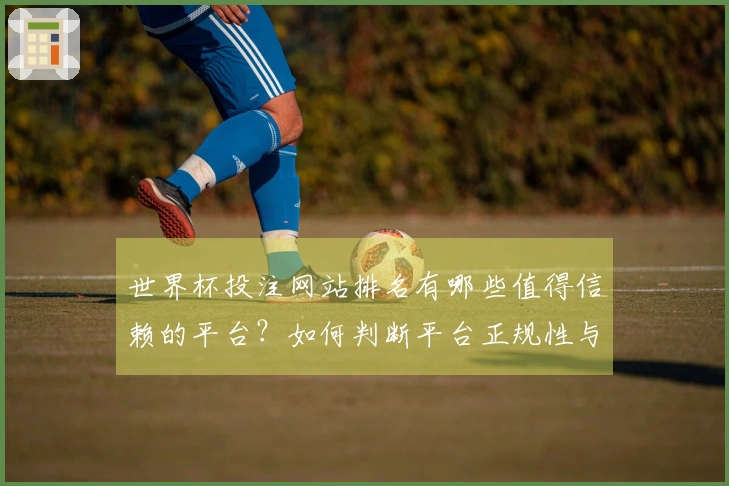 世界杯投注网站排名有哪些值得信赖的平台？如何判断平台正规性与安全性